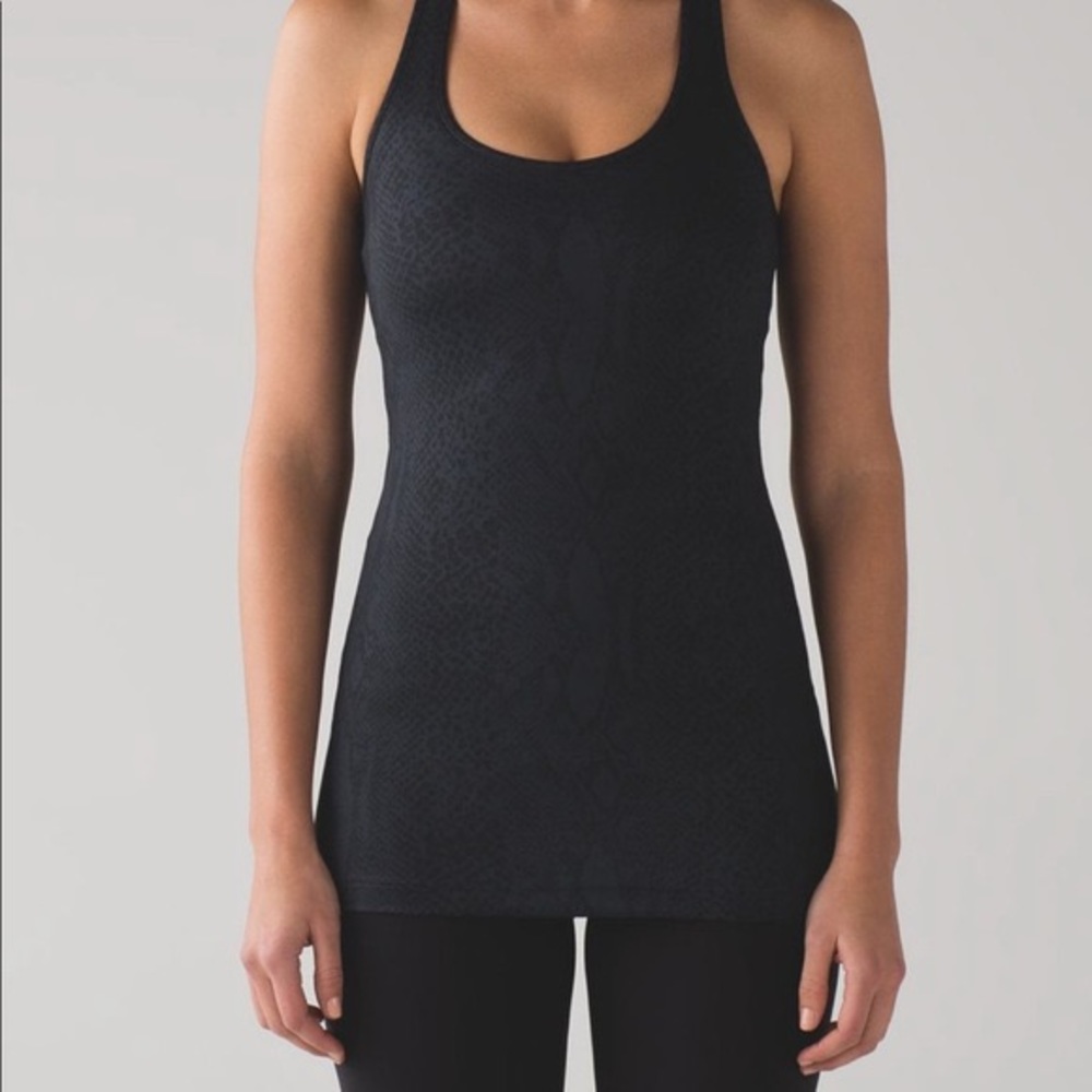 Cool racer back tank lululemon snake print